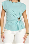 Celeste Drape Blouse