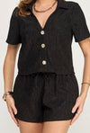 Black Short Set