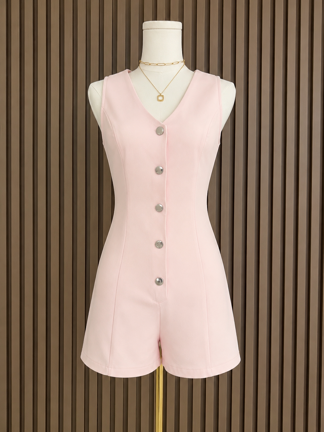 Rosé Glow Romper
