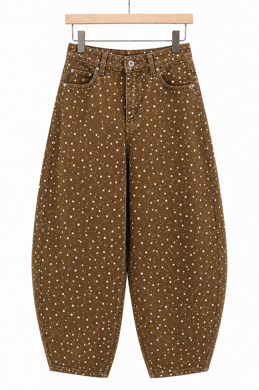 Dotted Barrel Pants