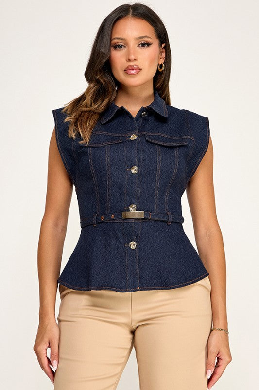 Chelsea Denim Blouse
