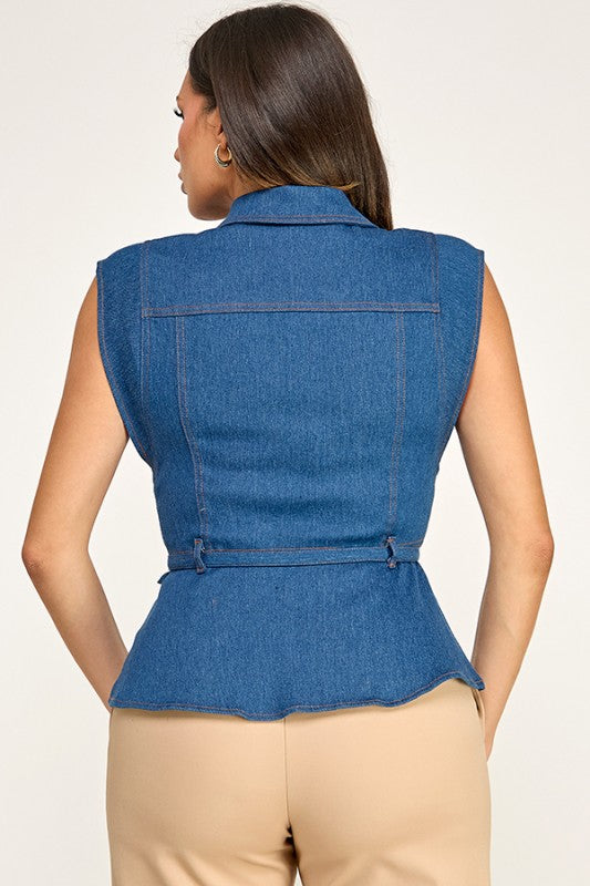 Chelsea Denim Blouse