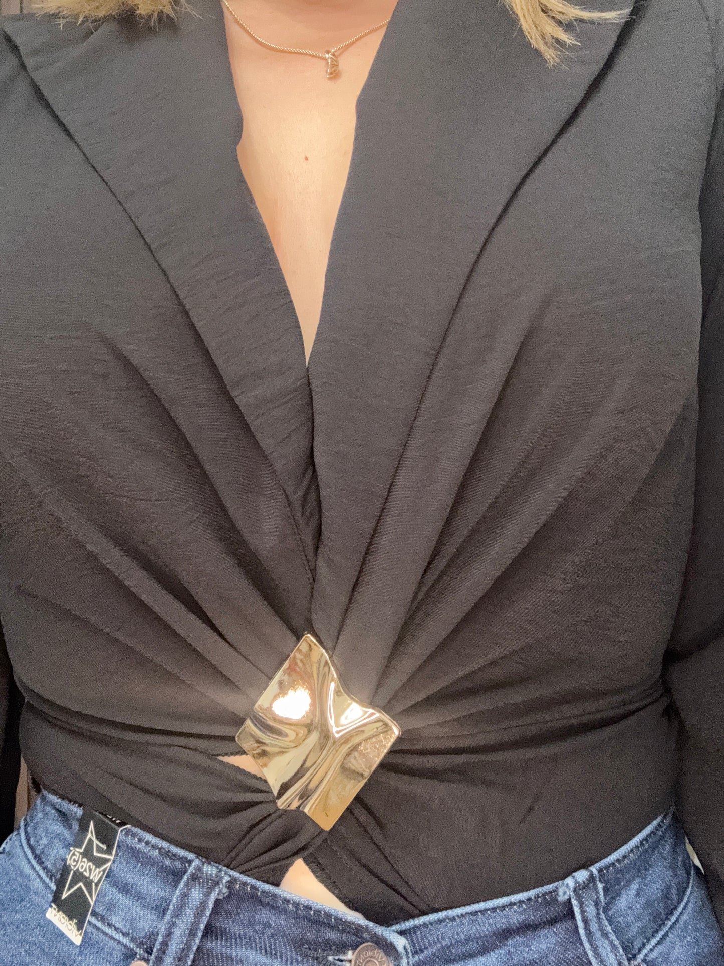 Golden Twist Blouse