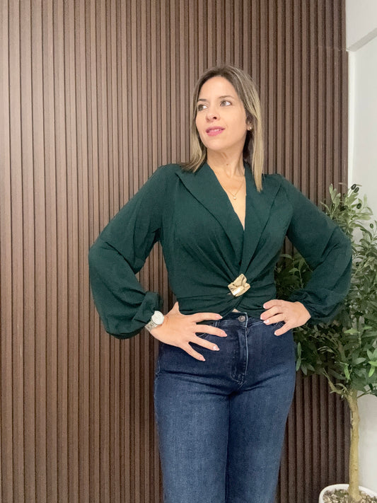 Golden Twist Blouse