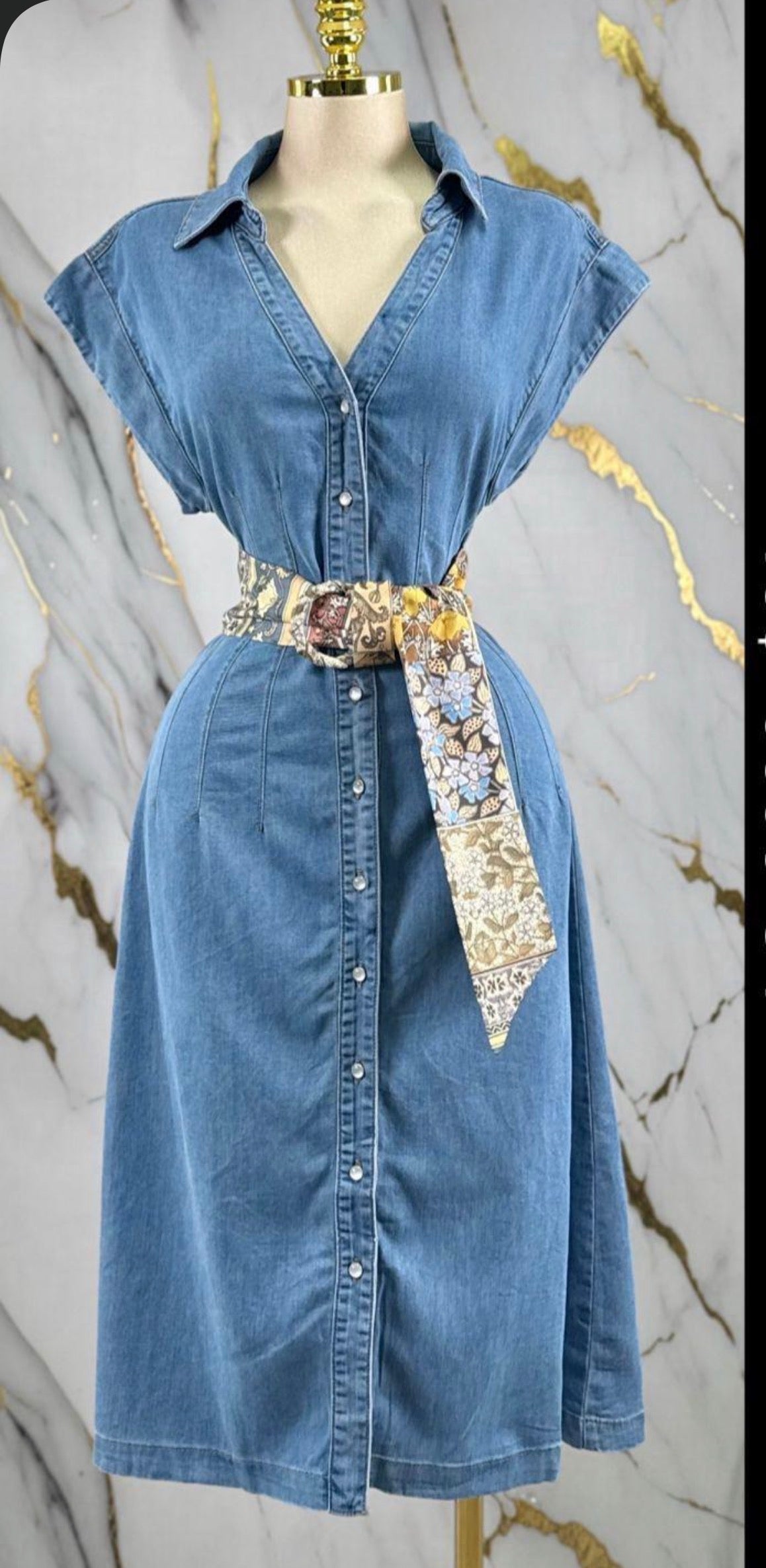 Valentina Denim Dress