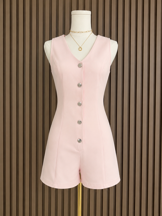 Rosé Glow Romper