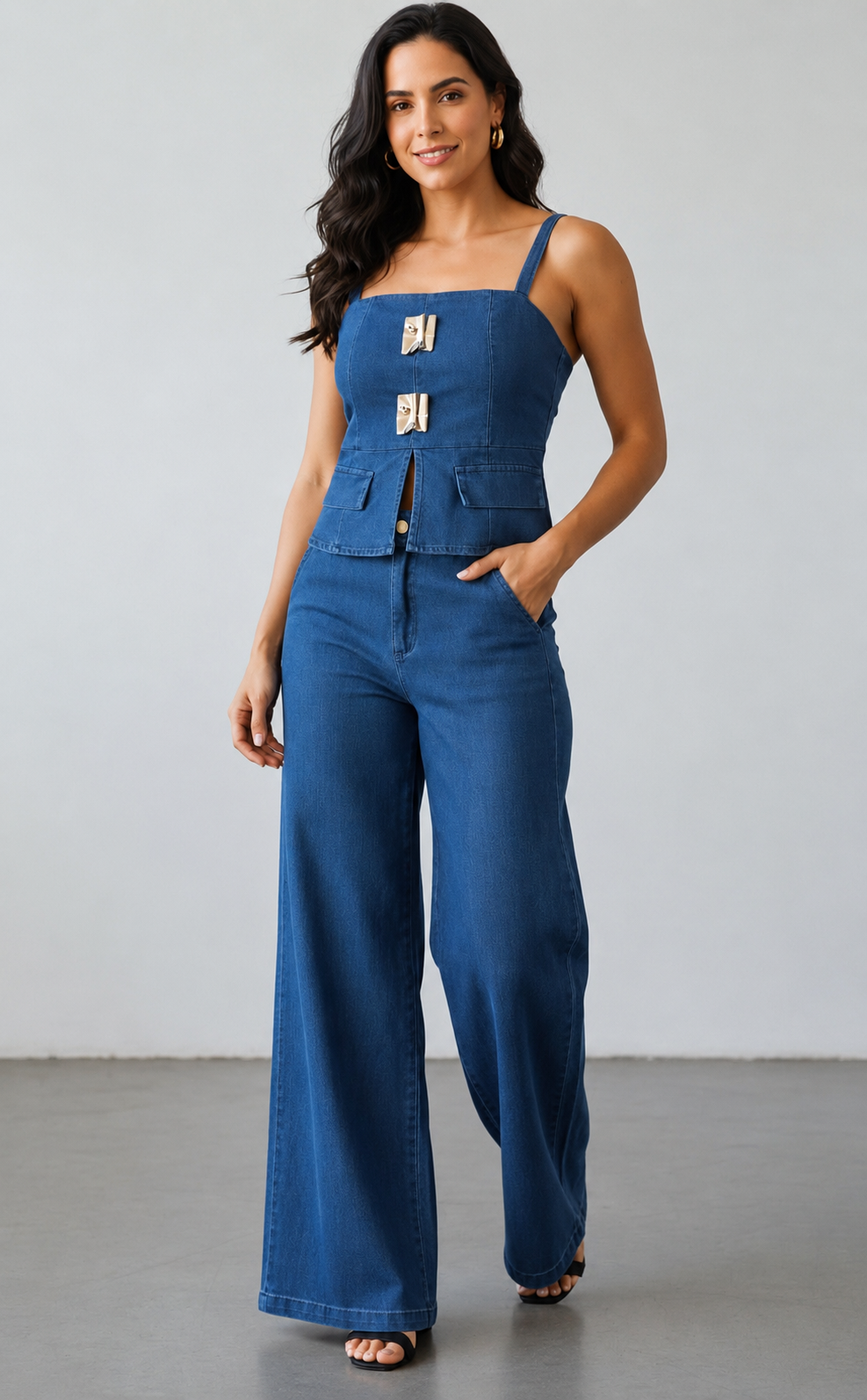 Denim Éclat Set