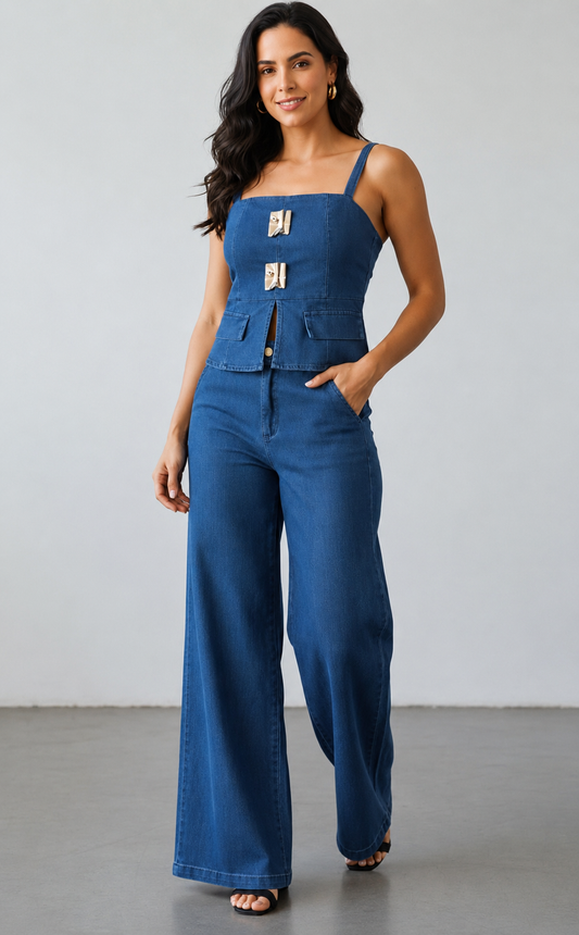 Denim Éclat Set