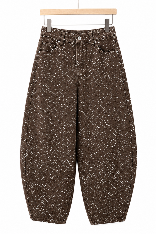 Dotted Barrel Pants