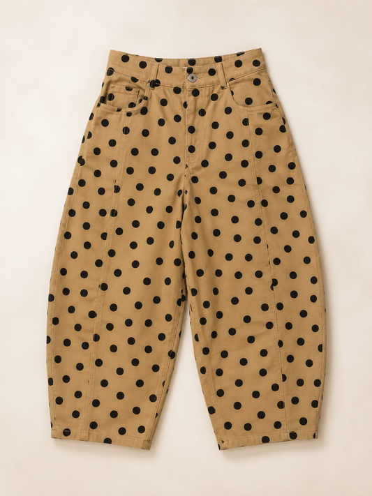 Polkadots Mocha Barrel